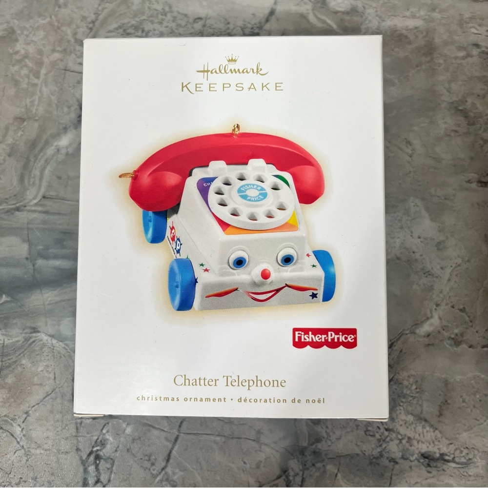 Hallmark Keepsake Fisher-Price Chatter Telephone Ornament 2009